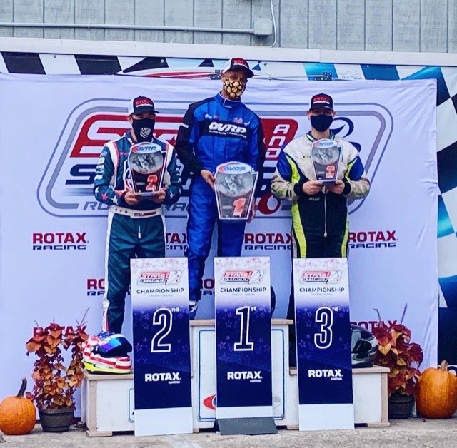 Vince Carey Rotax podium win