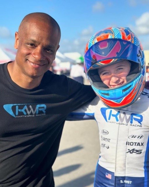 Coaching at a national race