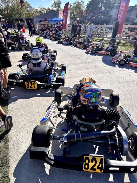 Stars kart race grid Cincinnati
