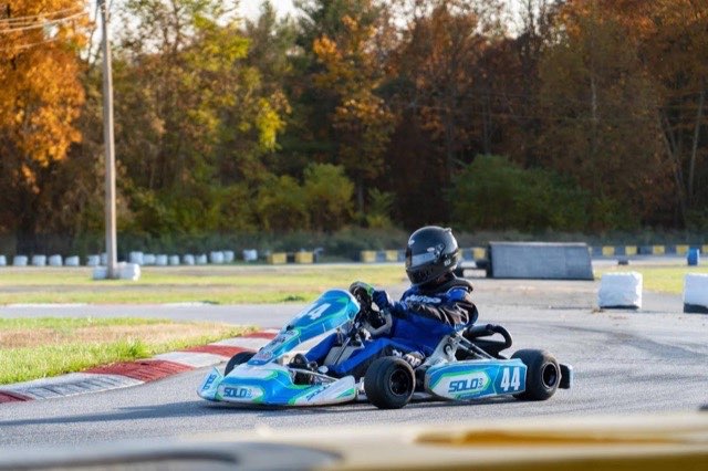 Vincent Carey kart racing