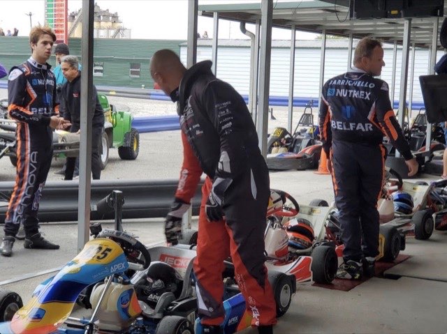 Vincent Carey and Rubens Barrichello