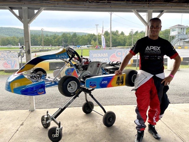 Man and his machine karting